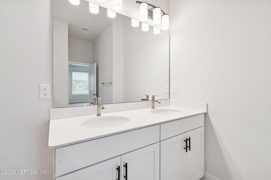 Close-up of interior finishes inside a home in Kettering at eTown - Paired Villas, Jacksonville (Image 12).