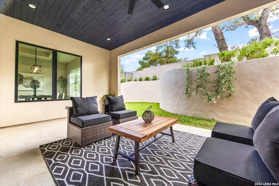Exterior details and patio area of a home in , San Antonio (Image 3).