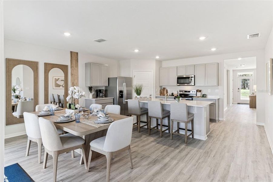 Furnished interior view inside a new home in , Haines City (Image 27).