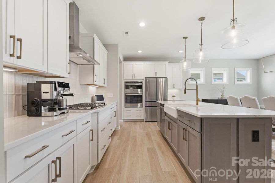 Furnished interior view inside a new home in , Charlotte (Image 11).
