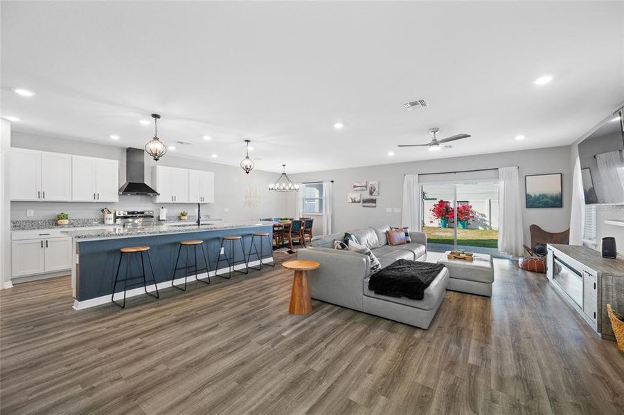 Furnished interior view inside a new home in , Riverview (Image 16). Furnished interior view inside a new home in , Riverview (Image 16).