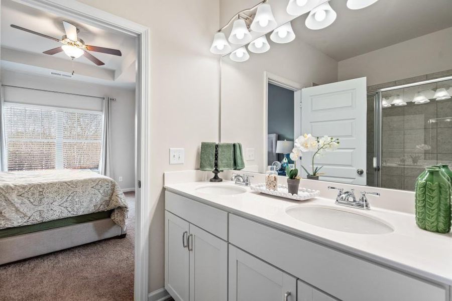 Furnished interior view inside a new home in Fairington, Cartersville (Image 15).