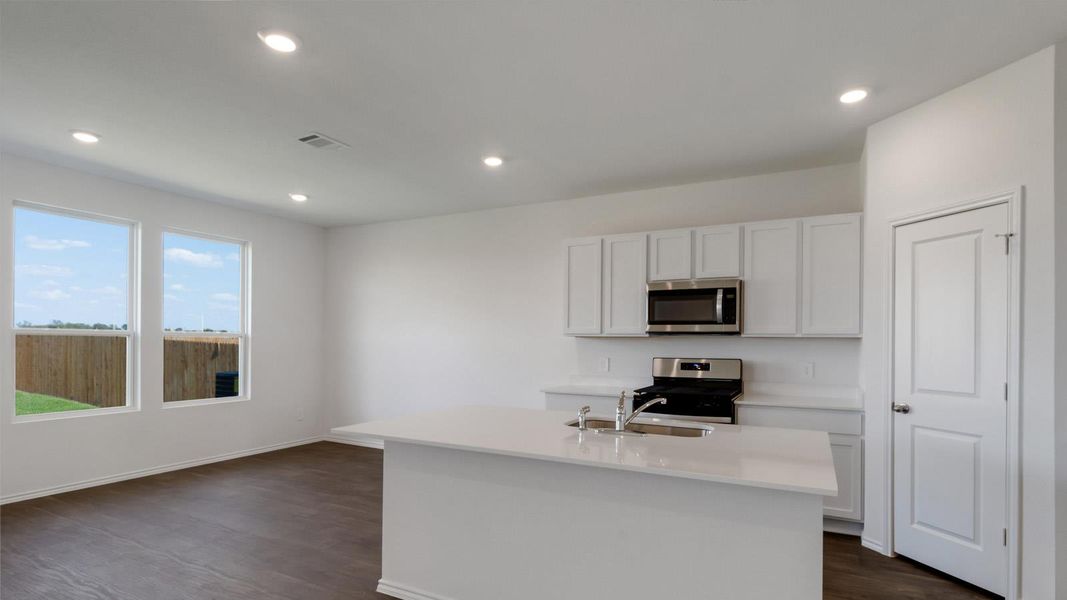 Furnished interior view inside a new home in Marigold, Kyle (Image 4).