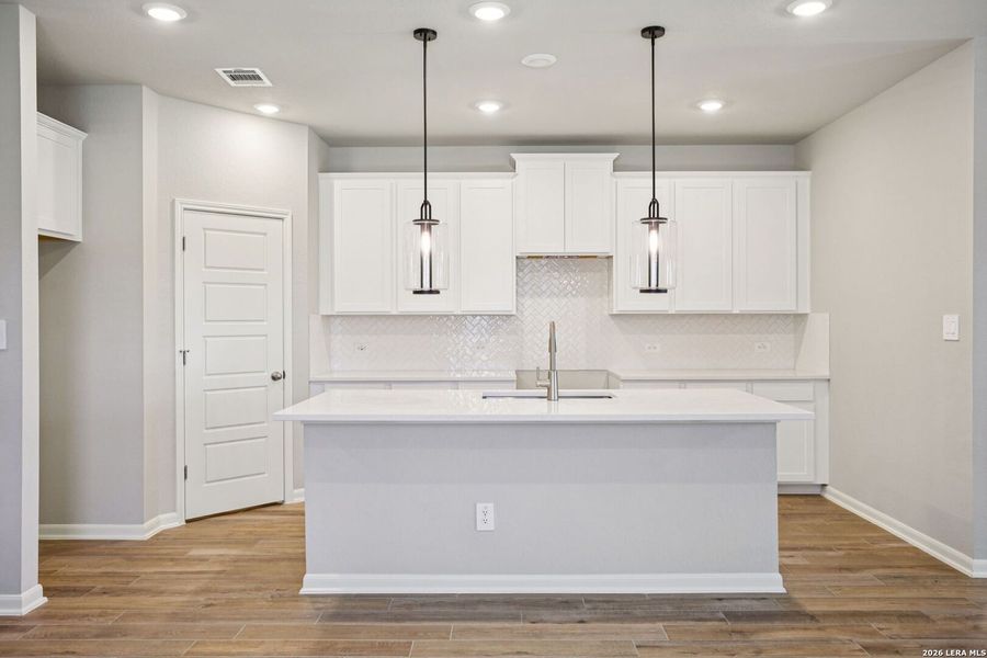 Furnished interior view inside a new home in Kallison Ranch, San Antonio (Image 11).