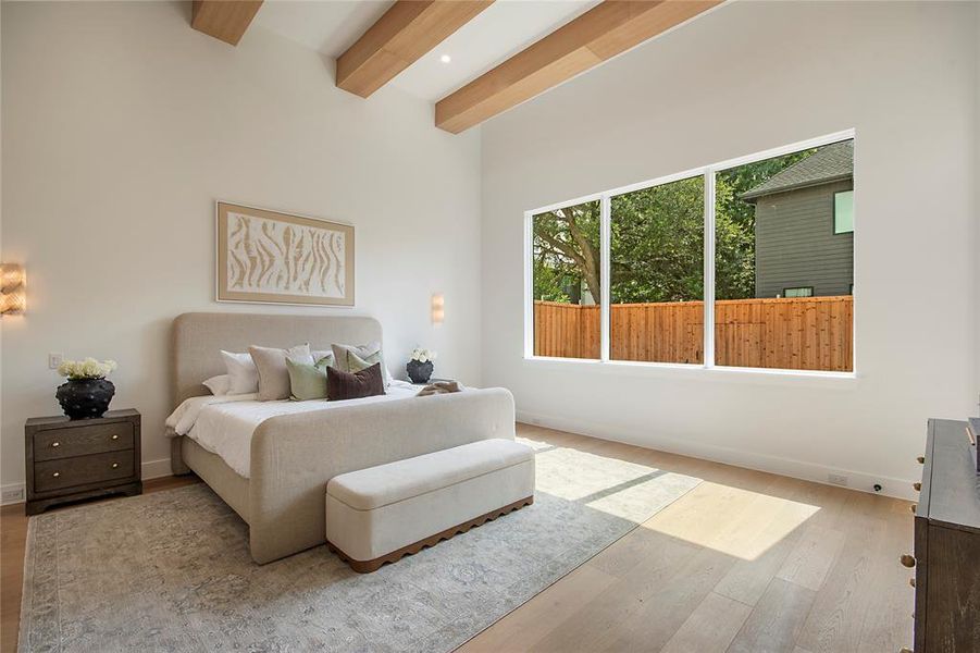 Furnished interior view inside a new home in , Dallas (Image 32).