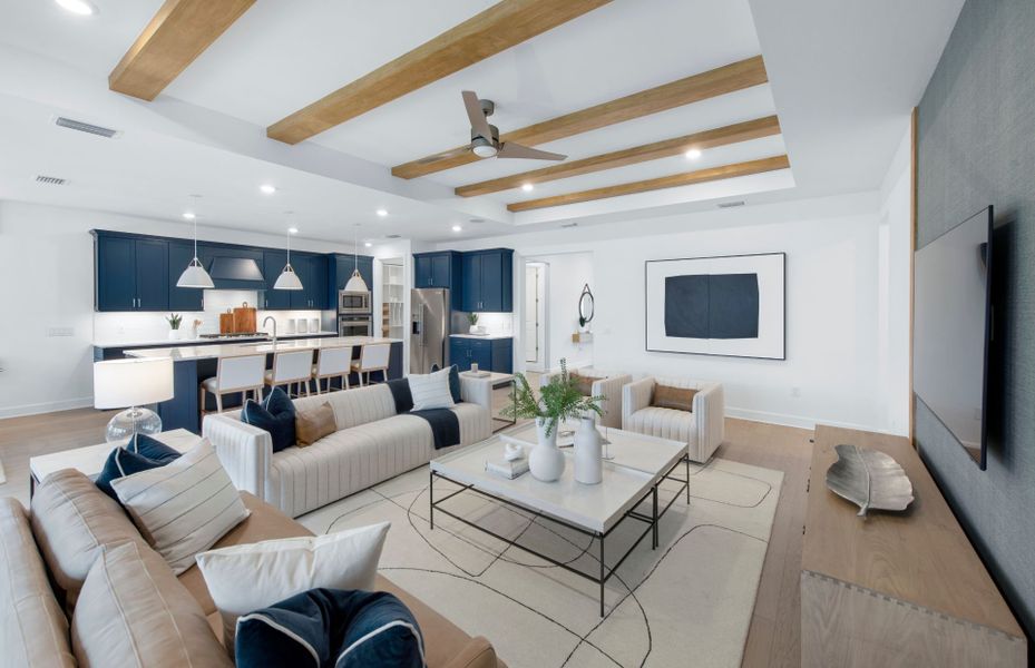 Kitchen that overlooks the gathering room Kitchen that overlooks the gathering room