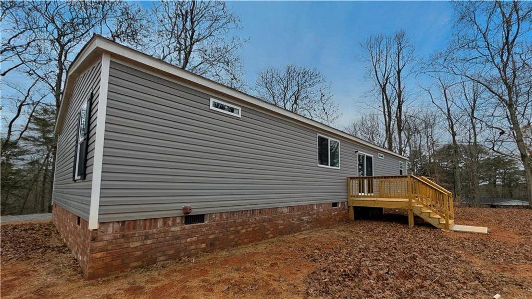 Exterior details and patio area of a home in , Dahlonega (Image 3). Exterior details and patio area of a home in , Dahlonega (Image 3).