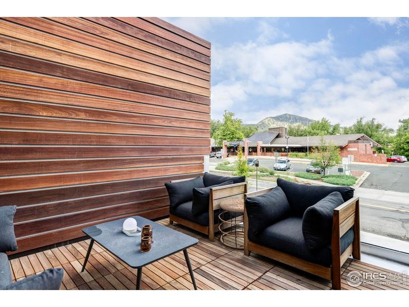 Exterior details and patio area of a home in , Boulder (Image 29).
