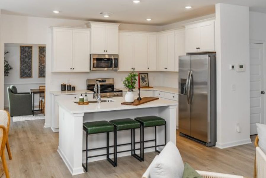 Representative furnished interior of a home built from the Graham by Piedmont Residential in Hampton Ridge, Jefferson (Image 16).