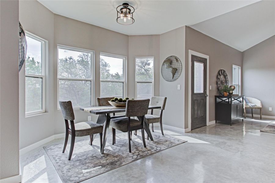 Furnished interior view inside a new home in , Spicewood (Image 3).