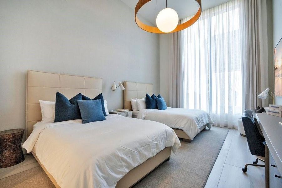 Furnished interior view inside a new home in , St. Petersburg (Image 21).