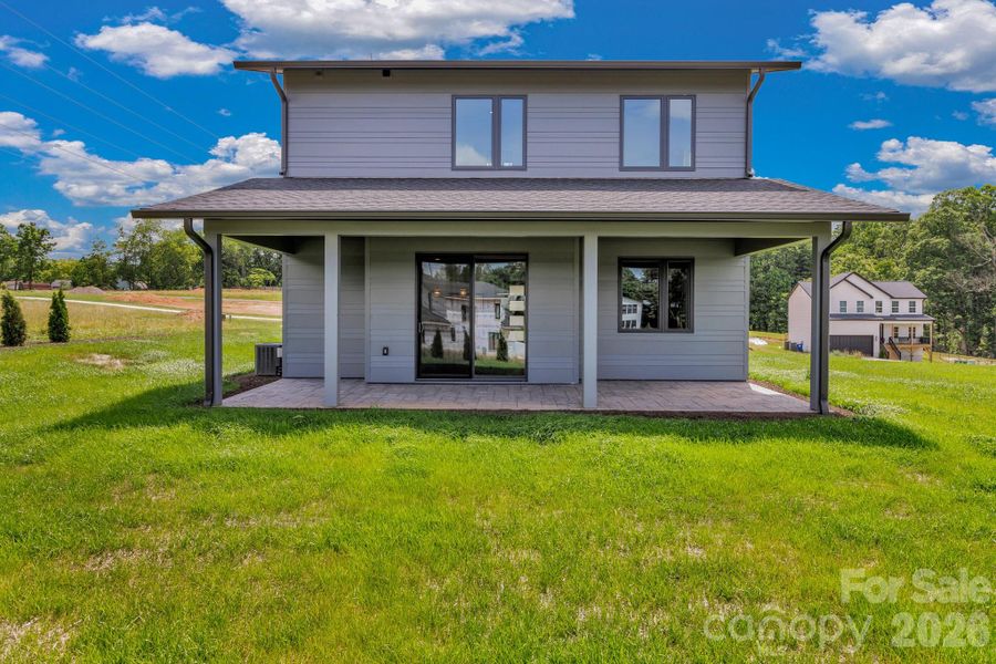 Exterior details and patio area of a home in , Asheville (Image 3).