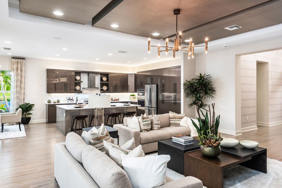 Representative furnished interior of a home built from the Elena by GL Homes in Valencia Parc at Riverland, Port St. Lucie (Image 8).