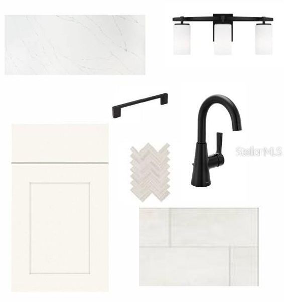 Sample of building materials used in homes in Lakeview Crossing – Tradition Series, Sarasota (Image 4).