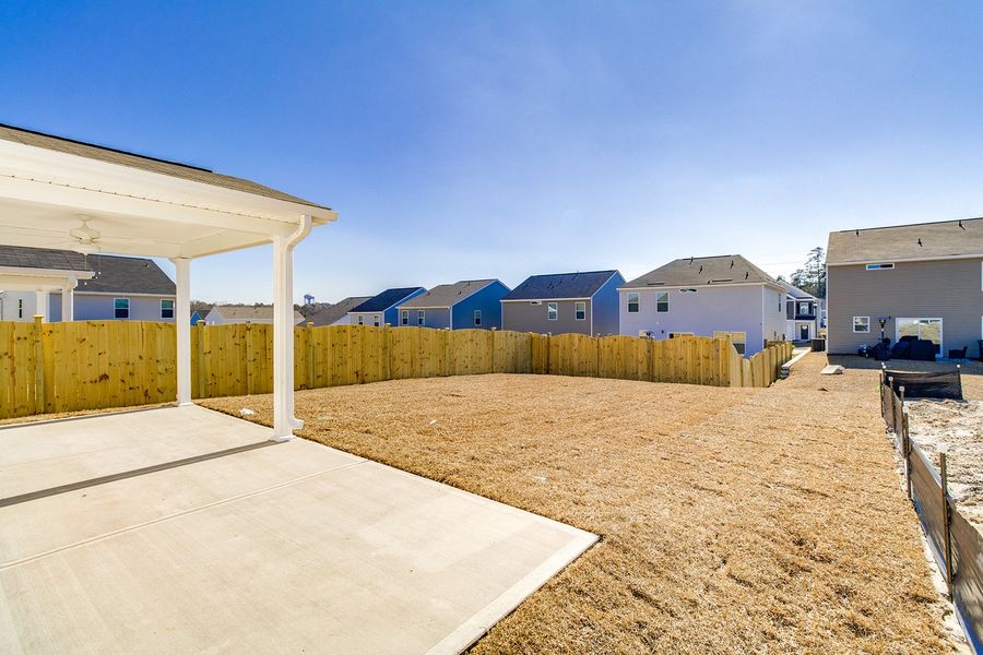 Exterior details and patio area of a home in Haynes Park, Columbia (Image 4).