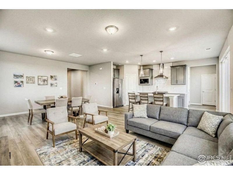 Furnished interior view inside a new home in Hidden Creek, Frederick (Image 6).