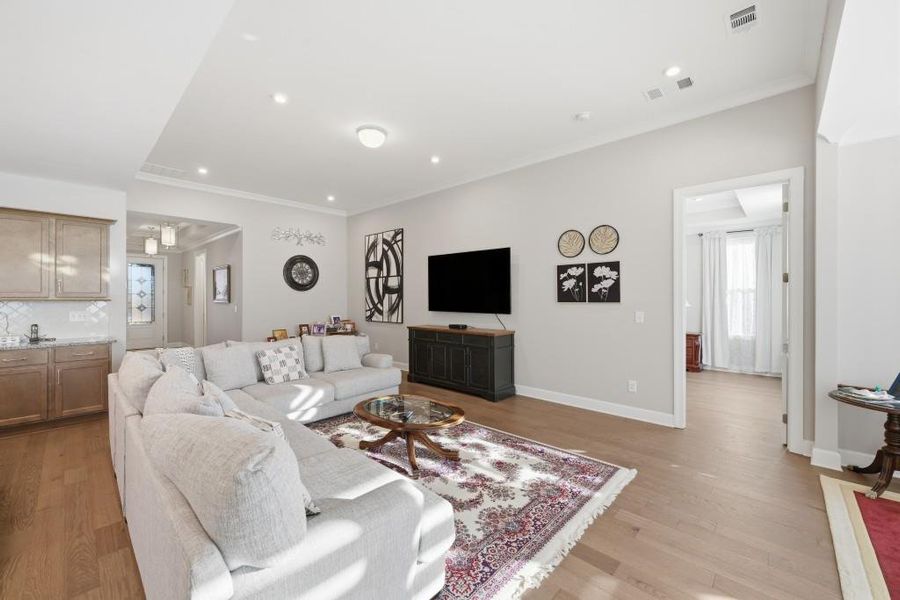 Furnished interior view inside a new home in , Hoschton (Image 10).