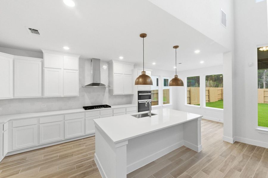 Furnished interior view inside a new home in The Colony, Bastrop (Image 9).
