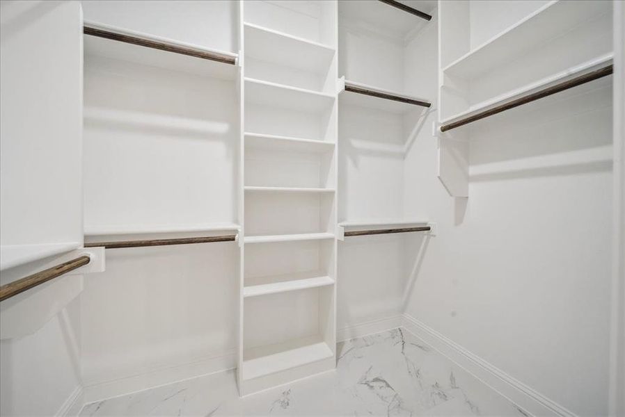 View of spacious closet