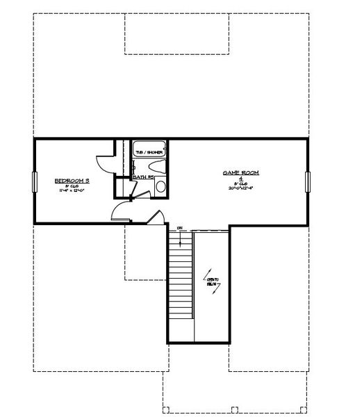 Optional Game Room Upstairs Optional Game Room Upstairs