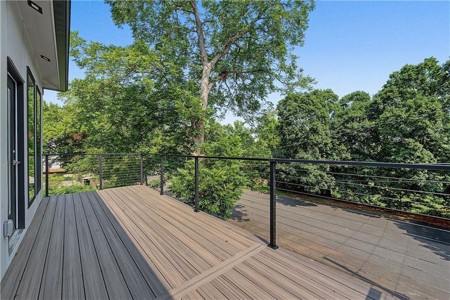 Exterior details and patio area of a home in , Atlanta (Image 17).