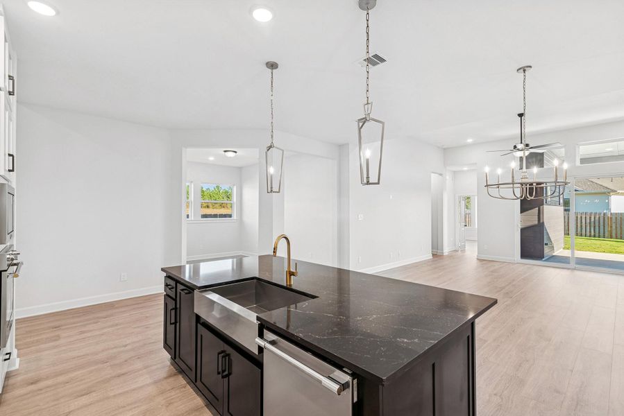 Furnished interior view inside a new home in Colton 45' Homesites, Todd Mission (Image 12).