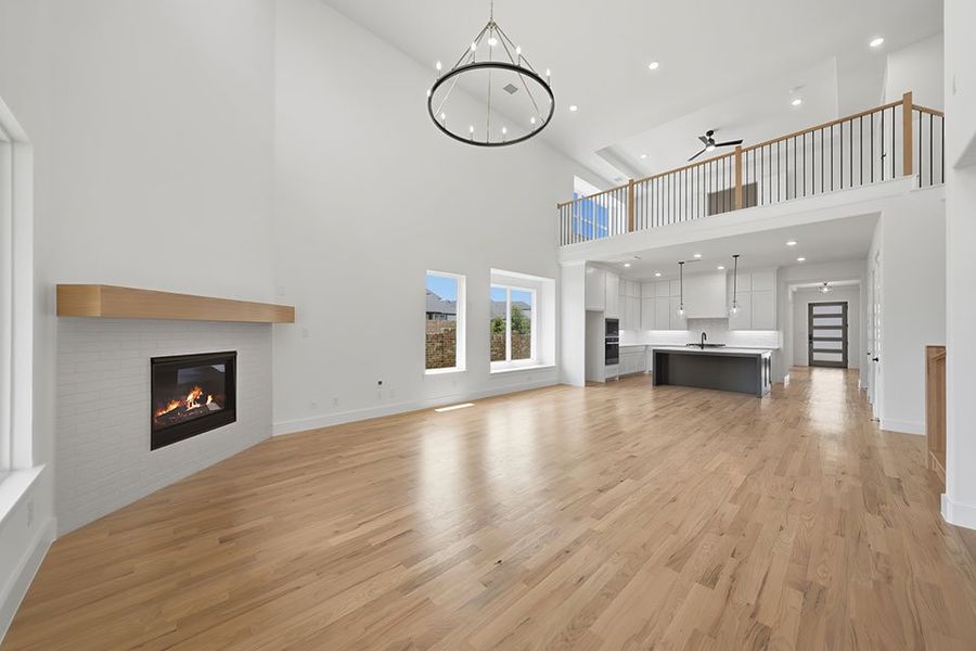 Spacious, unfurnished interior of a new home in Estates at Rockhill, Frisco (Image 31).