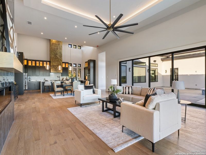 Furnished interior view inside a new home in , Canyon Lake (Image 34). Furnished interior view inside a new home in , Canyon Lake (Image 34).