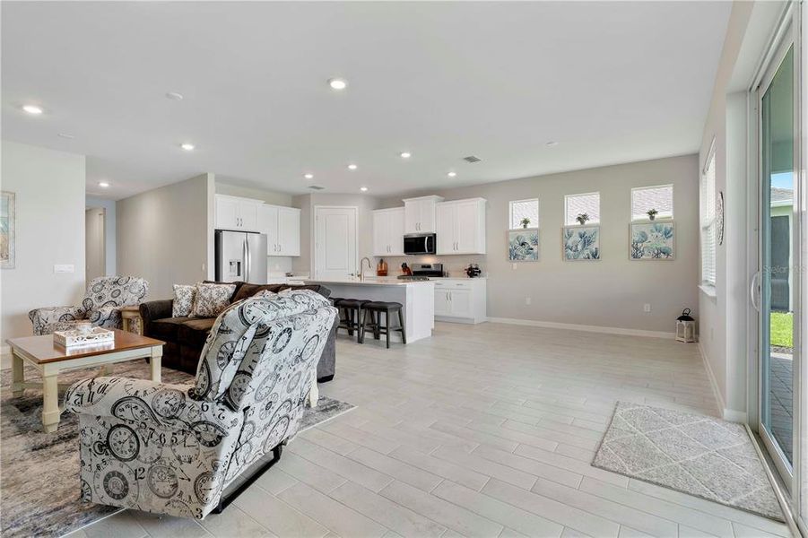 Furnished interior view inside a new home in Palmetto Landing at Babcock Ranch - Tradition, Punta Gorda (Image 26).