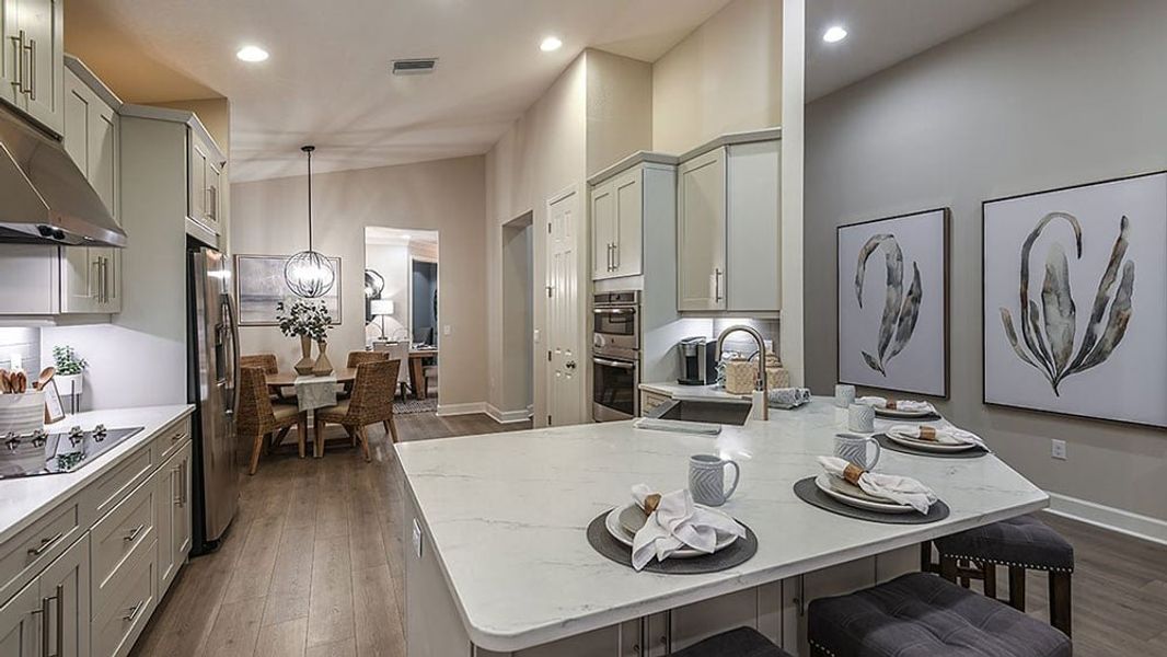 Representative furnished interior of a home built from the Saint Thomas by Taylor Morrison in Cassia at Skye Ranch, Sarasota (Image 26).
