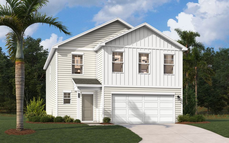 Representative exterior photo of a completed home built from the Frazier by Stanley Martin Homes in Essence at Bent Creek Village, Thomson, GA (Image 55). Representative exterior photo of a completed home built from the Frazier by Stanley Martin Homes in Essence at Bent Creek Village, Thomson, GA (Image 55).