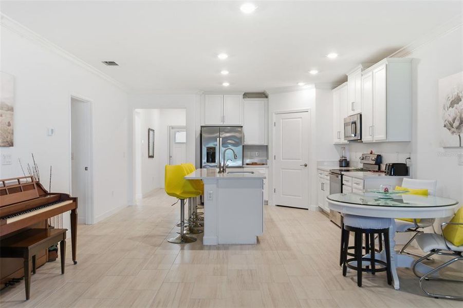 Furnished interior view inside a new home in Mirada Active Adult: Active Adult Villas, San Antonio (Image 12). Furnished interior view inside a new home in Mirada Active Adult: Active Adult Villas, San Antonio (Image 12).