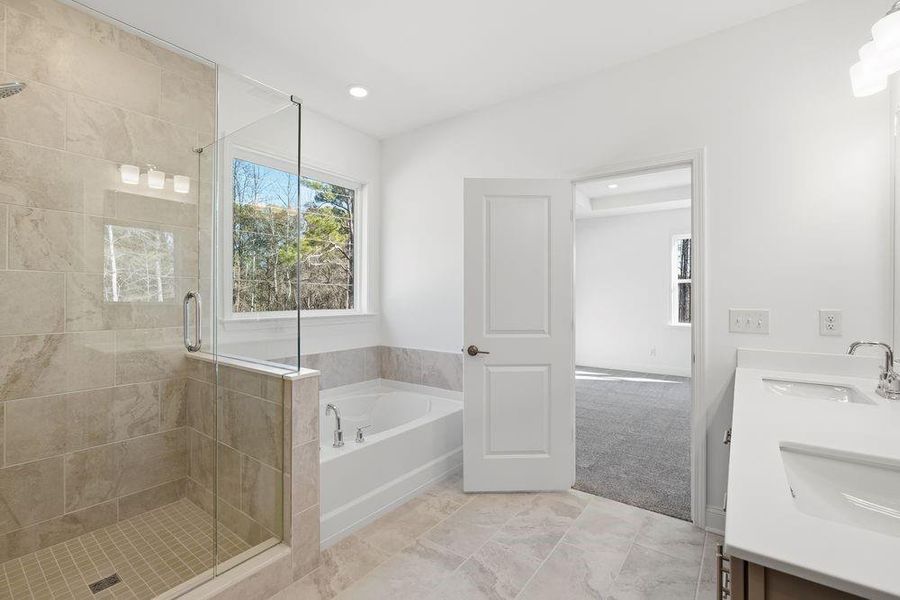 Furnished interior view inside a new home in Reserve at Hickory Walk, Kennesaw (Image 14).