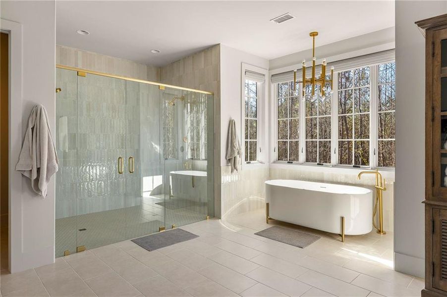 Furnished interior view inside a new home in , Chattahoochee Hills (Image 27).