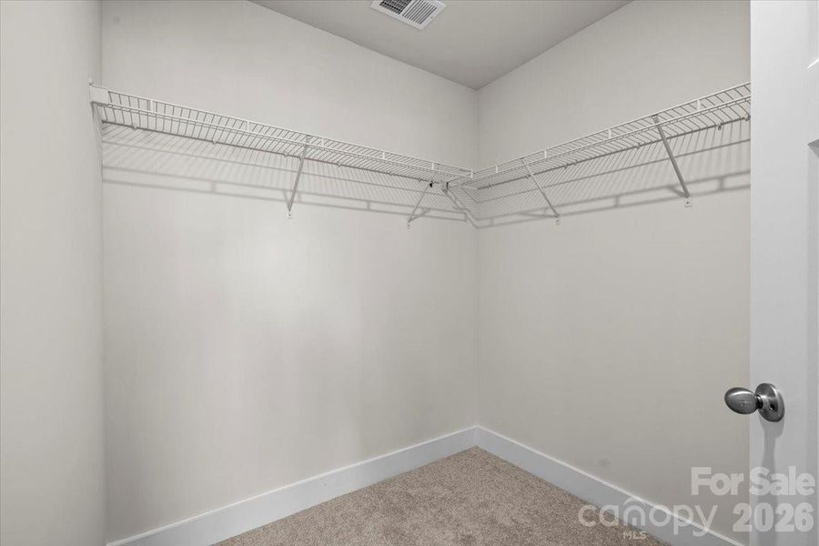 Primary closet