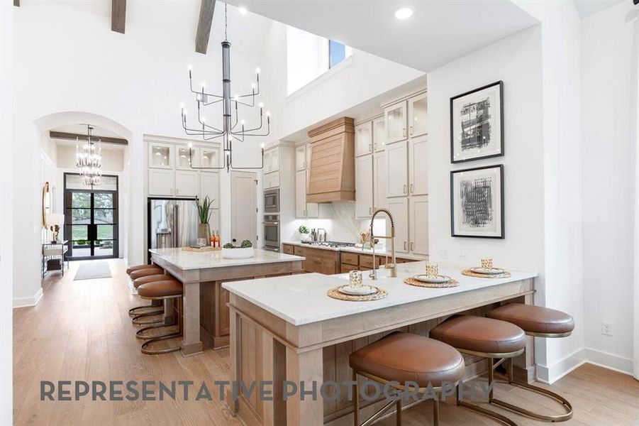 Furnished interior view inside a new home in Sandbrock Ranch, Aubrey (Image 7).