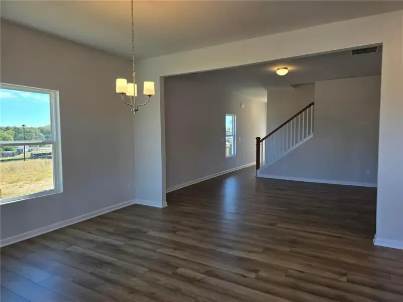 Spacious, unfurnished interior of a new home in Magnolia Trace, Flowery Branch (Image 6). Spacious, unfurnished interior of a new home in Magnolia Trace, Flowery Branch (Image 6).