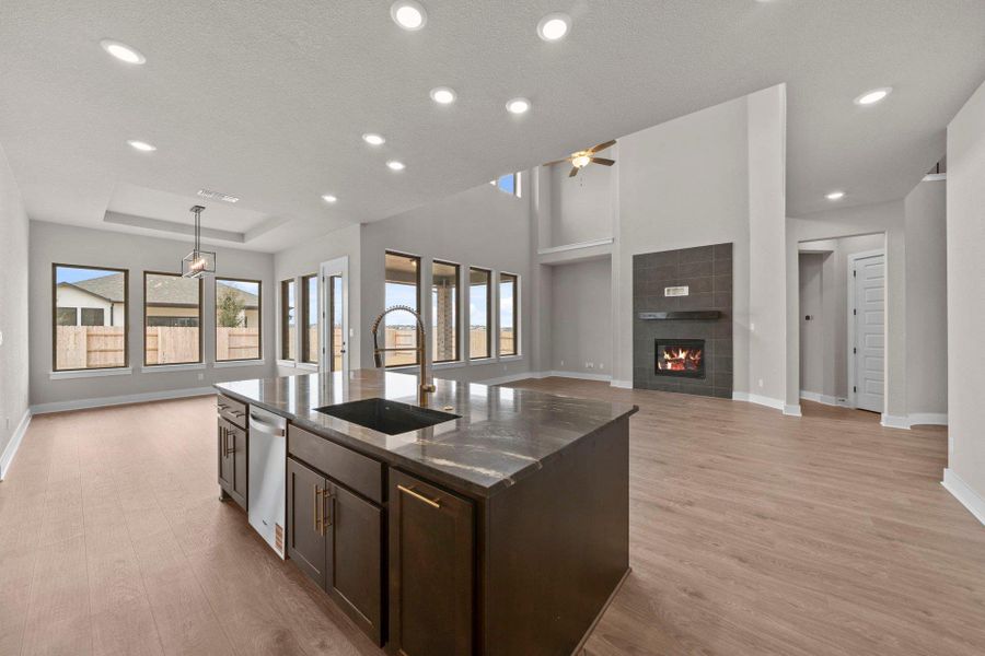 Open concept floorplan