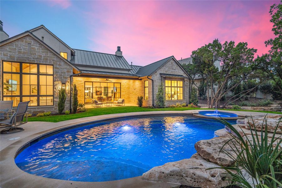 Exterior details and patio area of a home in , Austin (Image 3).