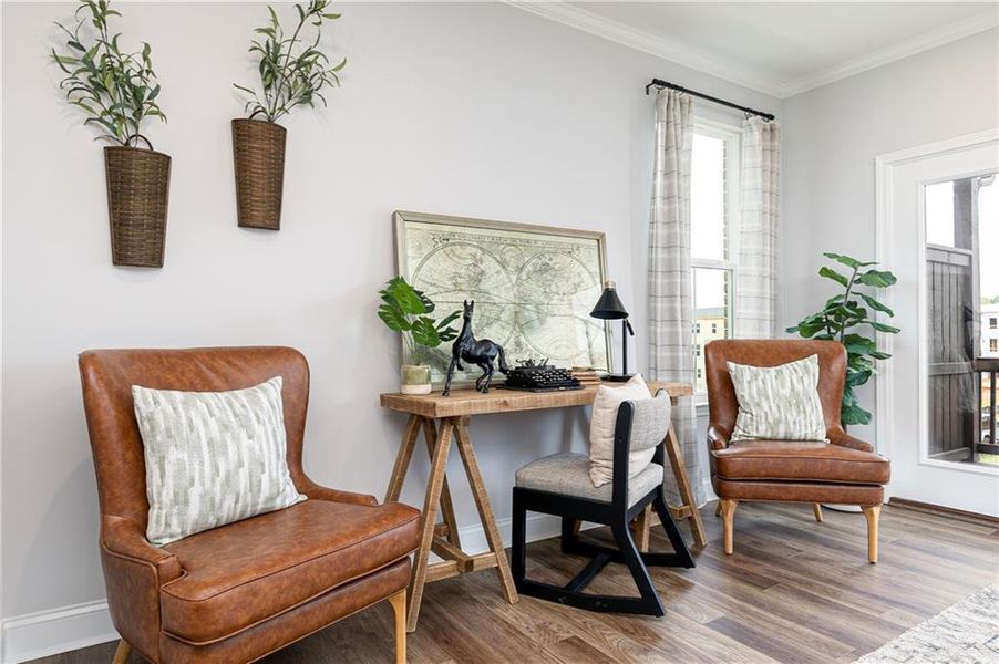 Furnished interior view inside a new home in , Powder Springs (Image 14).