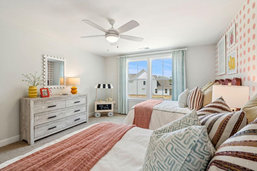 Furnished interior view inside a new home in Sweetgrass Station, Summerville (Image 55). Furnished interior view inside a new home in Sweetgrass Station, Summerville (Image 55).