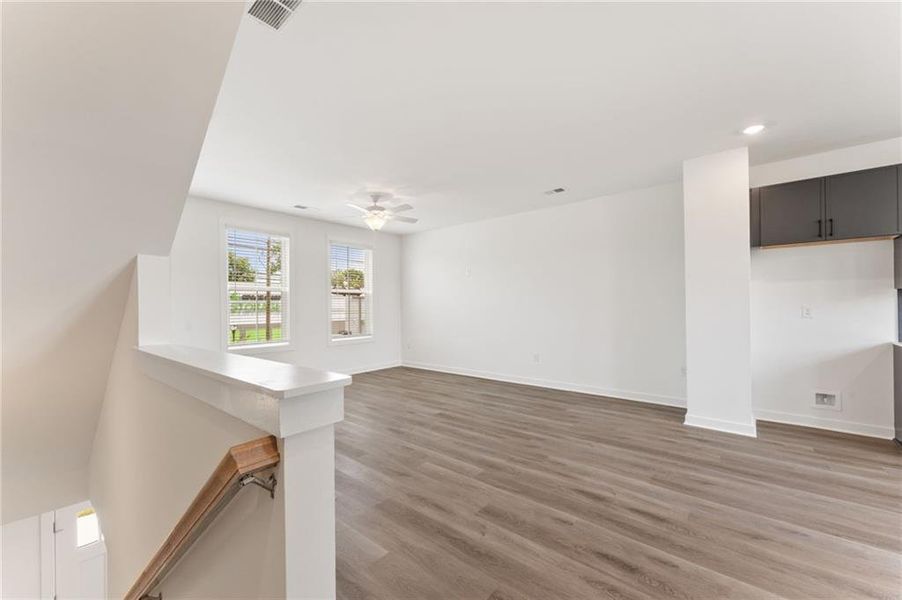 Spacious, unfurnished interior of a new home in Array, Atlanta (Image 19). Spacious, unfurnished interior of a new home in Array, Atlanta (Image 19).
