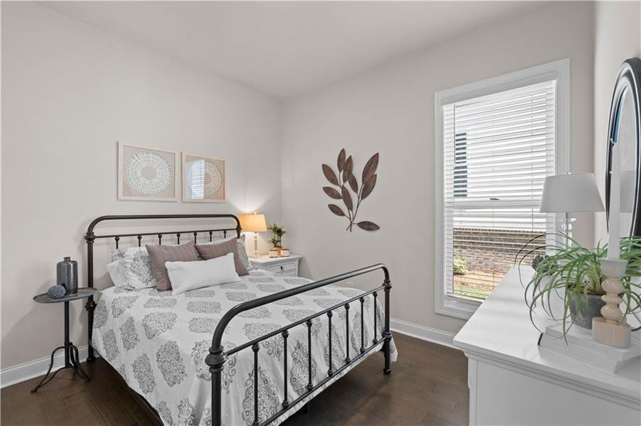 Furnished interior view inside a new home in Palisades Single Family, Cumming (Image 31).