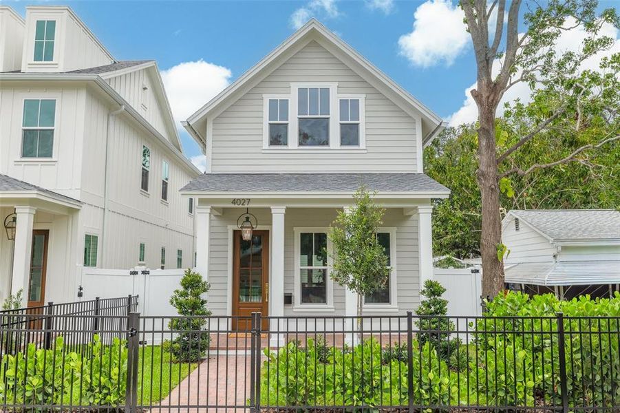 Front exterior of a new home in , St. Petersburg, FL, highlighting curb appeal (Image 26).