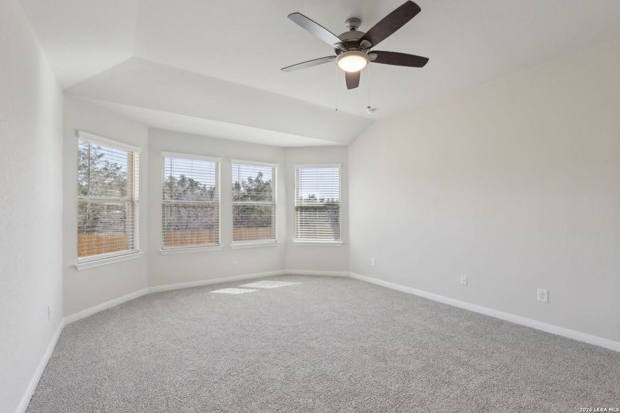 Spacious, unfurnished interior of a new home in Legendary Trails - Classic Series, Cibolo (Image 42).