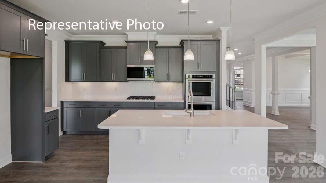 Furnished interior view inside a new home in Sanctuary at Southgate, Indian Trail (Image 7).