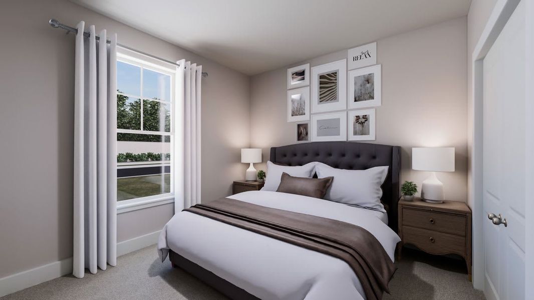 Representative furnished interior of a home built from the Ava by Tri Pointe Homes in Bridgewater, Midlothian (Image 9).