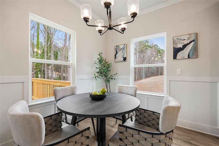 Furnished interior view inside a new home in Canterbury Villas, Carrollton (Image 6).