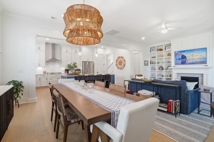 Furnished interior view inside a new home in , Johns Island (Image 27).
