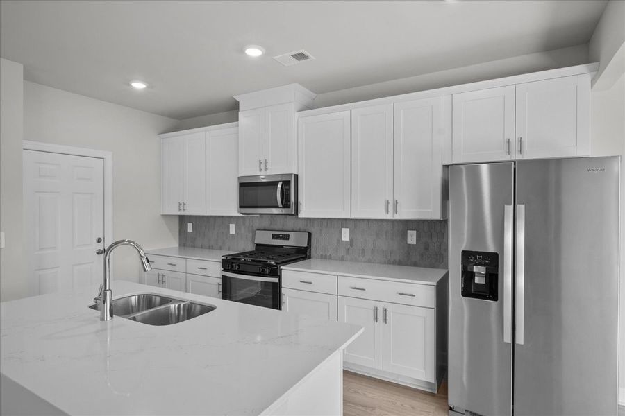 Furnished interior view inside a new home in Village at White Pine, Pendleton (Image 7). Furnished interior view inside a new home in Village at White Pine, Pendleton (Image 7).